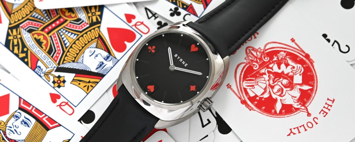 ‘Poker’ – all four playing card suits, relief-engraved, Super-LumiNova® (on Black dial)